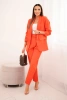 Elegantes Blazer-Set mit Hose orange