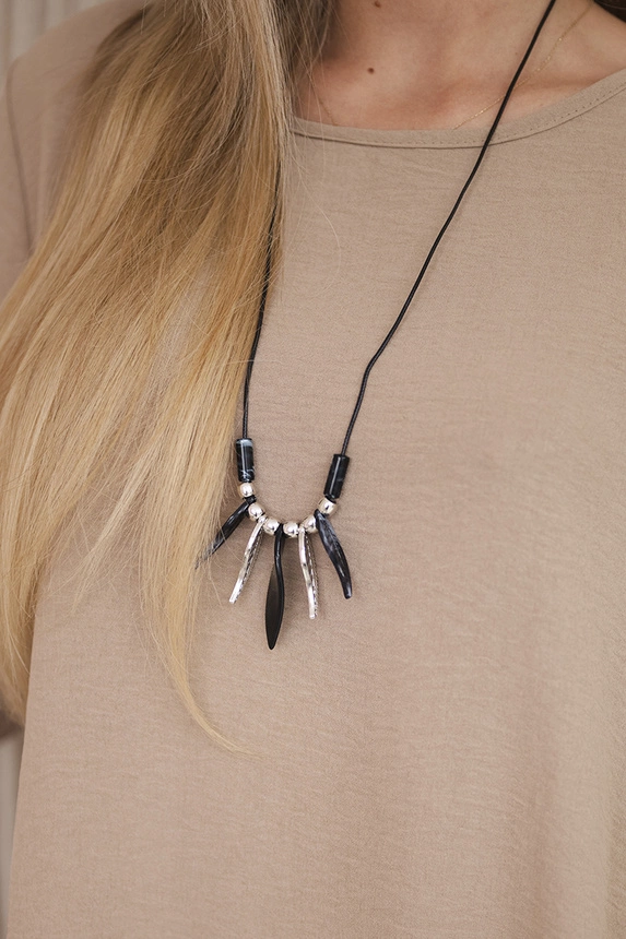 Set of blouse + pants with pendant cappuccino