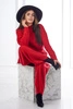 2-piece sweater set red