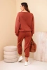 Set sweatshirt + pants butter orange