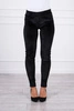 Velor trousers black