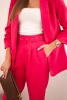 Elegant set of jackets and trousers pink