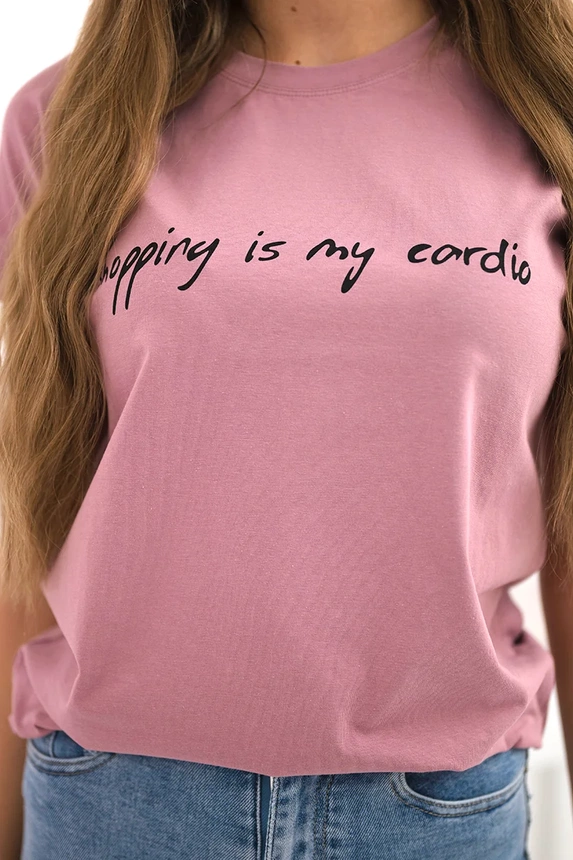 Blouse Shopping is my cardio dark pink