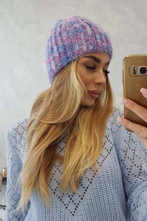 Damenmütze Cina K259 lila