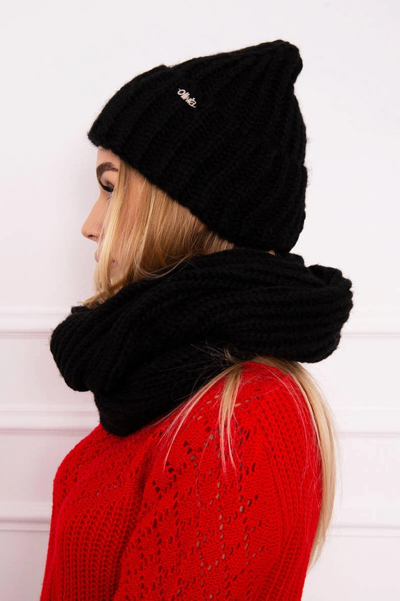 Dámsky set s hrubým pruhom P100 čierna