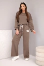 Women's set butter sweatshirt + pants fango