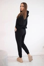 Sweatshirt-Set mit Kapuze schwarz