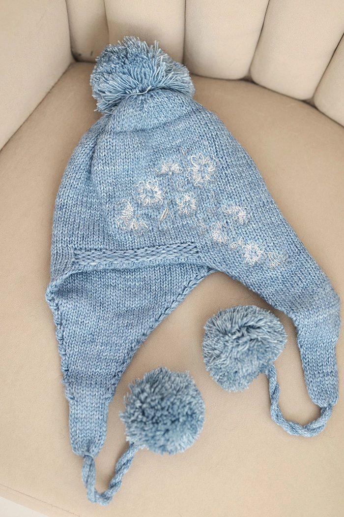 Damen Ohrenklappen Emma K343 denim
