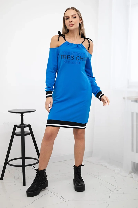 Kornblumenkleid Tres Chic