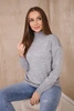 Sweater high neck grey