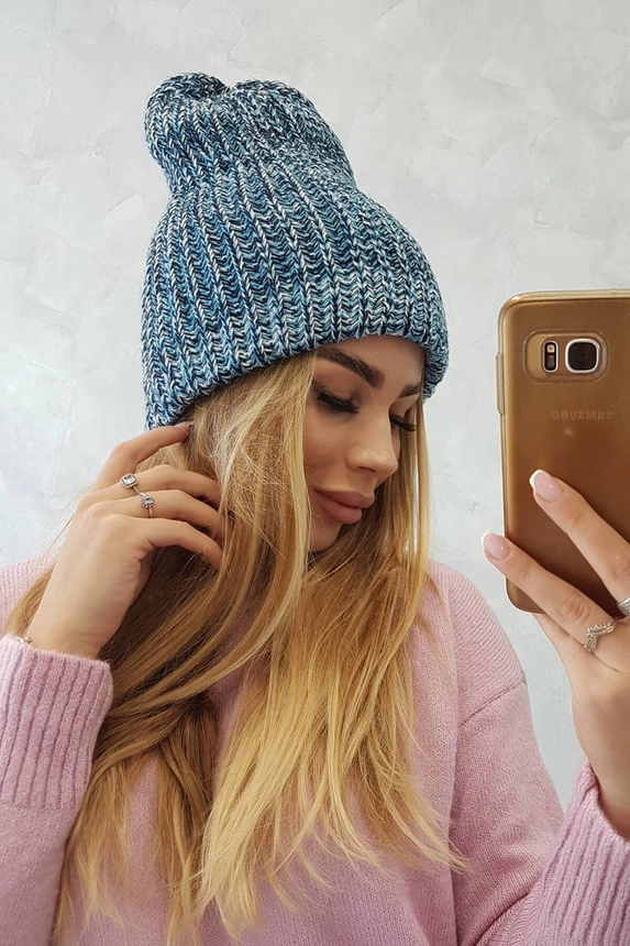 Damenmütze Delia K260 blau