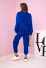 Set sweatshirt + pants buttery fabric cornflower blue