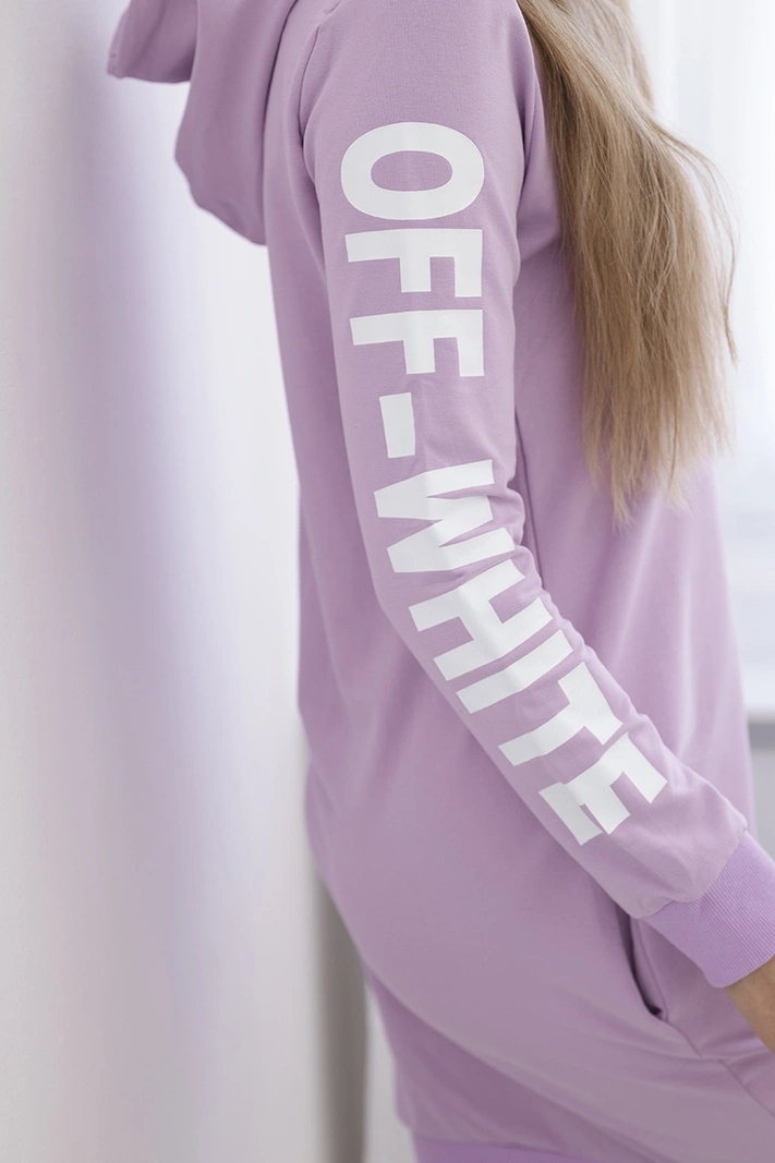 Off White violetinė suknelė