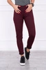 Colorful jeans burgundy