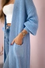 Sweater long cardigan blue