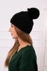 Cap with fleece Stefania K278 black