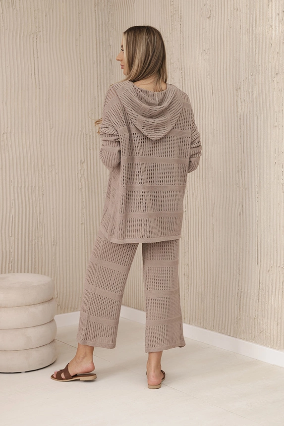 Durchbrochenes Set Rayon fango