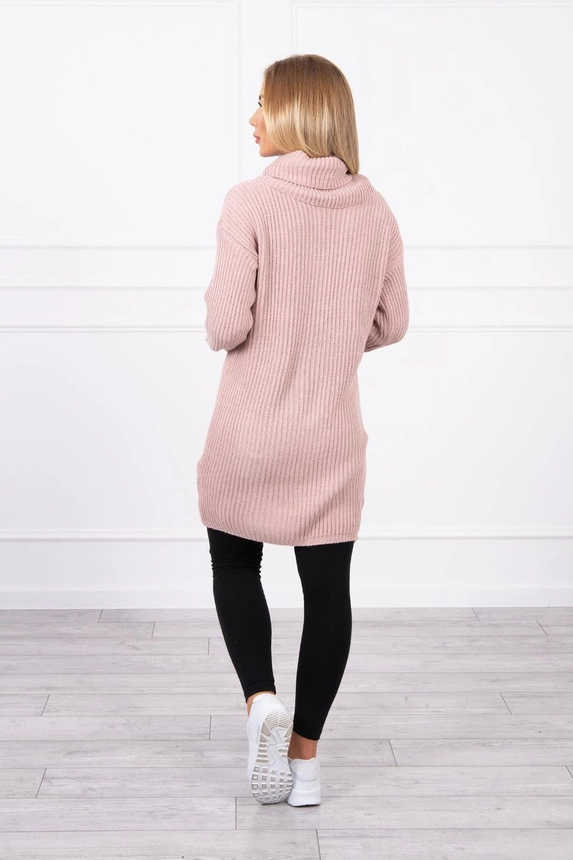 Sweater with golf powdered pink