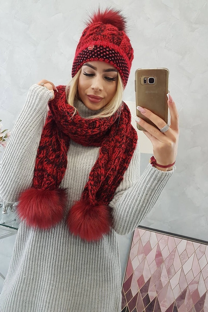 Moteriškas rinkinys K122 red