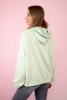 Hoodie made of Butter fabric dark mint