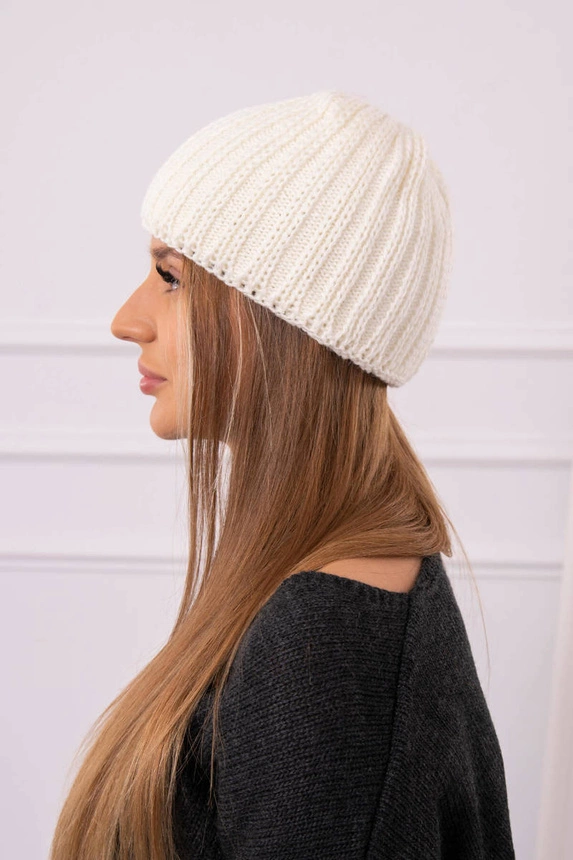Women's cap Rebeka K345 ecru