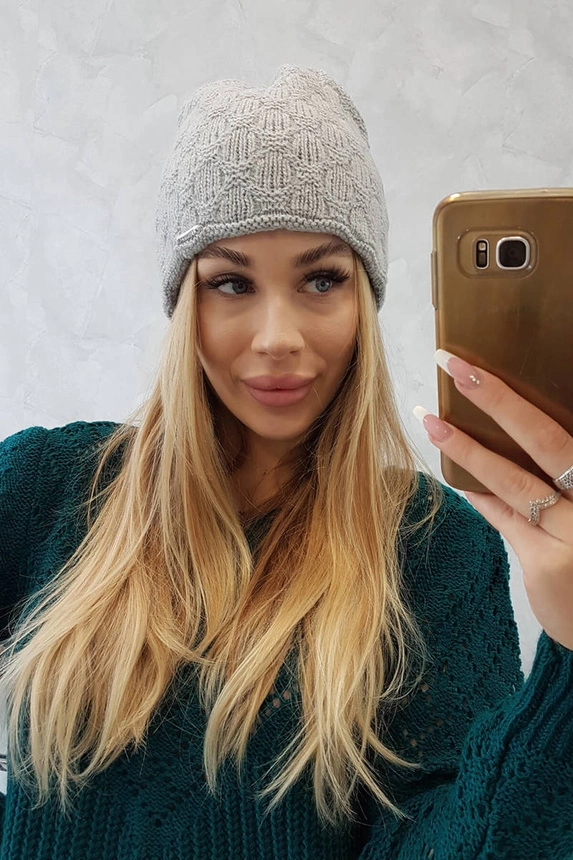 Čapica Agata K222 svetlo šedá