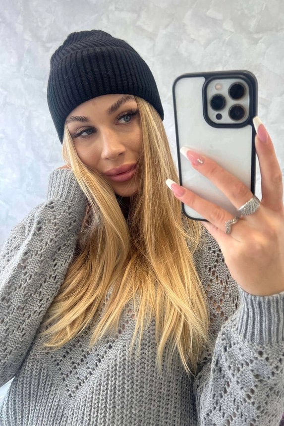 Cap thin Oliwia K252 black