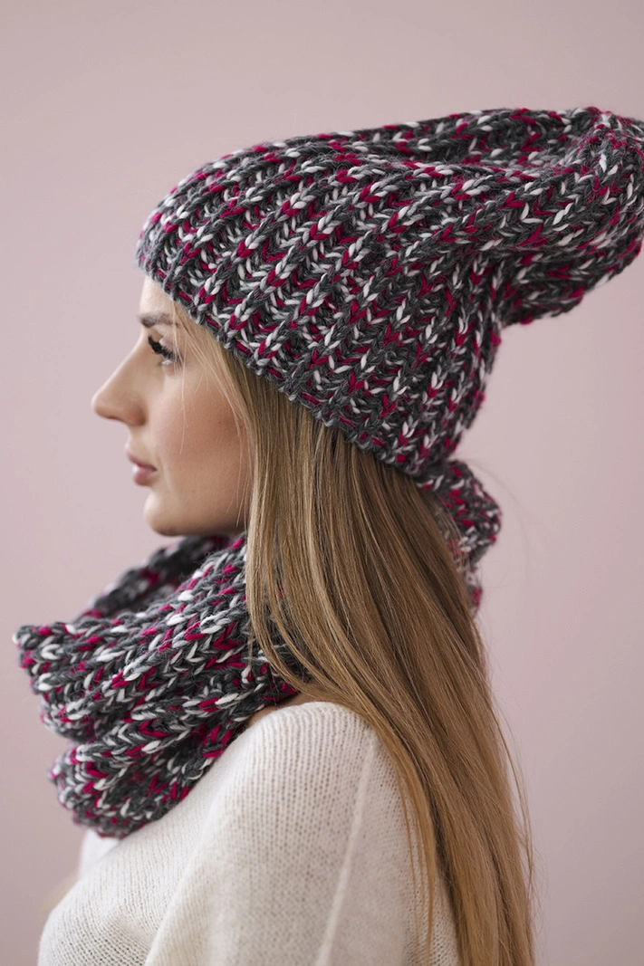 Moteriškas rinkinys Flawia K269 fuchsia+graphite