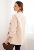 Damenjacke ohne Verschluss mit Futter S/M beige