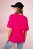 Magic bedruckte Bluse fuchsia