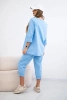 Punto Set Sweatshirt + Hose blau
