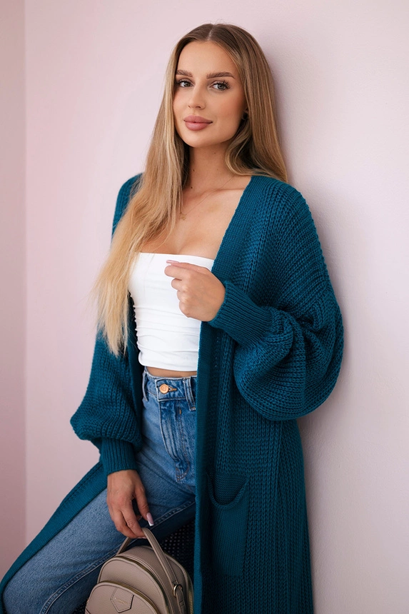 Pullover lange Strickjacke nautisch