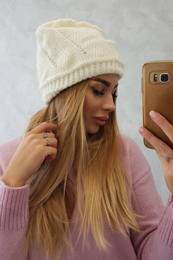 Dámská čepice Adria K296 ecru