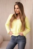 V-neck sweater yellow