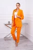 Elegant set of jackets and trousers orange