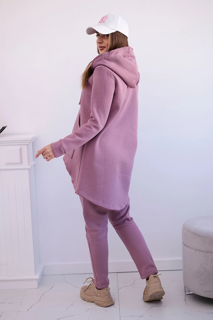 Baggy-Hosen-Set dunkelrosa