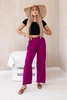Wide-leg trousers plum