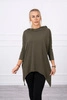 Bluse mit Flügeldruck khaki
