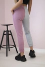 Women's sweatpants with QUEEN inscription dark pink