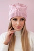 Women's cap Majka K376 powdered pink