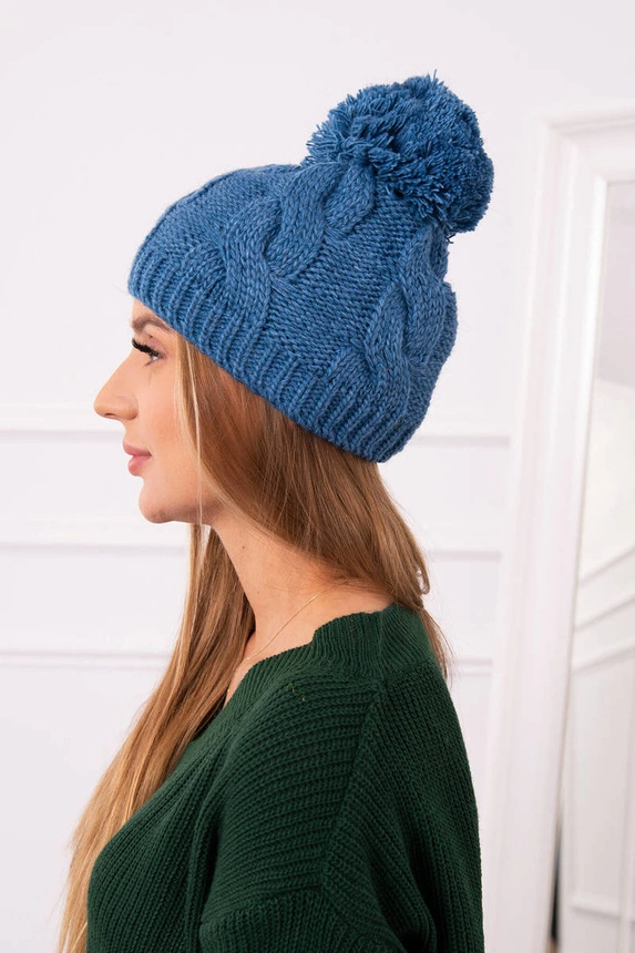 Cap with fleece Stefania K278 jeans