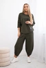 Set Punto Milano Winter sweatshirt + pants khaki