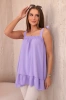 Bluse mit Schleifen hellviolett