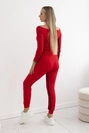 Set with a double stripe red