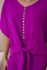 Set of blouses with pants dark purple