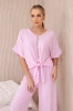 Set of blouses with pants light pink
