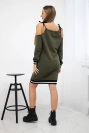 Dress Tres Chic khaki