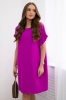 Dress with pockets violet