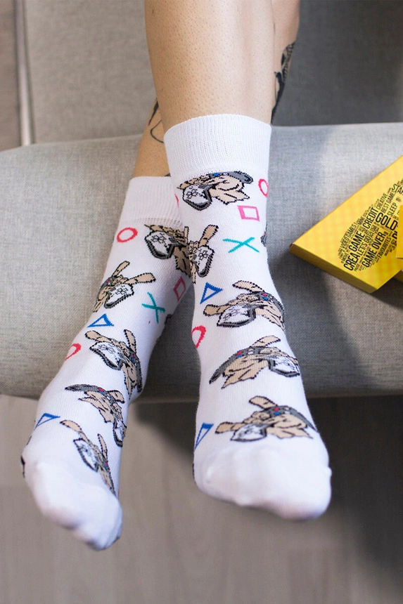 Unisex socks with player design – set of 2 pairs in original packaging