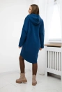 Warm-up Sweatshirt mit längerem Rücken, Denim